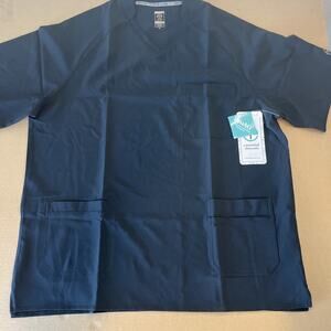 Men’s Essential Threads Scrub Top Black XL Welby Top